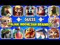Guess ITALIAN And INDONESIAN BRAINROT Animals In 1 Second Ballerina Cappuccina Tung Tung Sahur
