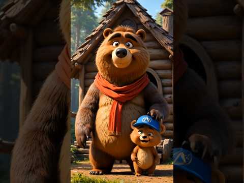 A Bear Built a Home in the Forest, Then the Storm Destroyed It All #ai #bear #home #forest