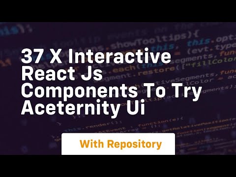 37 x interactive react js components to try aceternity ui