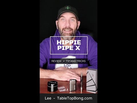 Hippie Pipe X  Review + Tip and Tricks by Lee from TableTopBong