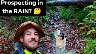 Prospecting in the rain || Creek opens up with new fresh water for 2026 Gold Season