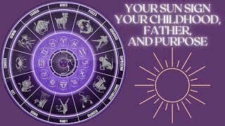 The SUN And How It Influences CHILDHOOD, RELATIONSHIP WITH FATHER, AND PURPOSE | Aries-Pisces