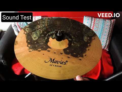 Mavies Crash  Cymbals 16" Sound Test (Cheap Cymbals for only ₱900 / $16)