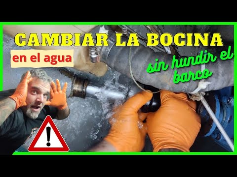 Cambiar la bocina en el agua