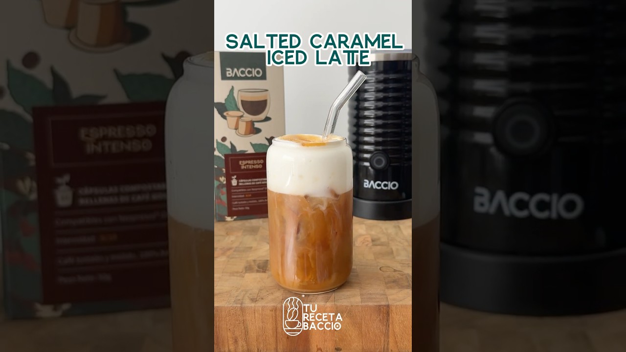 Prepara tu Salted Caramel Iced Latte en casa