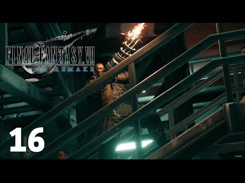 FINAL FANTASY 7 REMAKE - Walkthrough Part 16 PS4 Pro Gameplay [No Commentary]