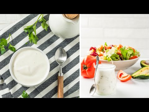 SIMPLE FROM SCRATCH RANCH DRESSING | FROM SCRATCH RANCH DRESSING AND DIP RECIPE