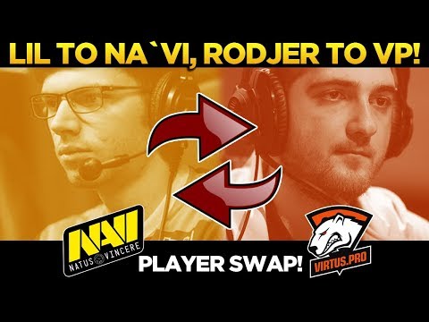POS. 4 PLAYER SWAP! Lil to Na`Vi, Rodjer to Virtus Pro! Dota 2