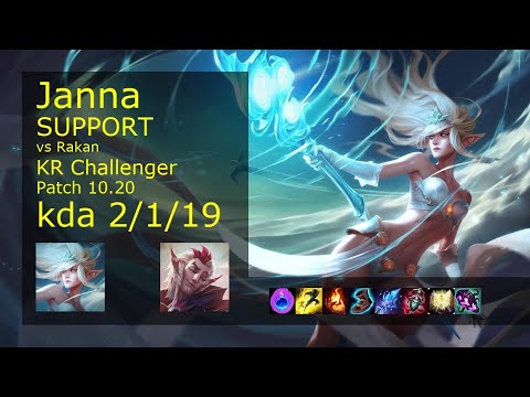 Janna Support & Twitch vs Rakan & Kalista - KR Challenger 2/1/19 Patch 10.20 // [롤] 잔나 vs 라칸 서폿