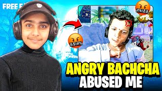 Angry Bachha 🤣 Abusing Me & My Teammates 🤬 After loosing A Game 🔥 !!
