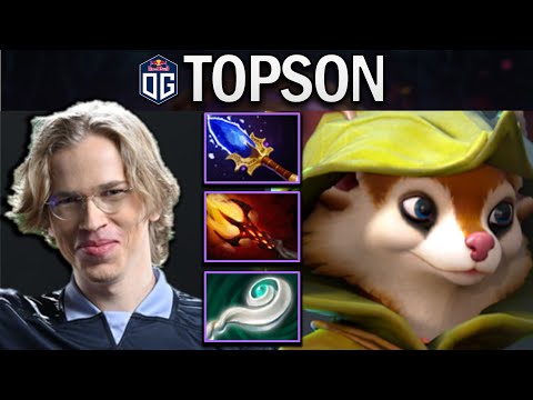 OG.TOPSON HOODWINK WITH AGHANIMS-DAGON - DOTA 2 7.29 GAMEPLAY