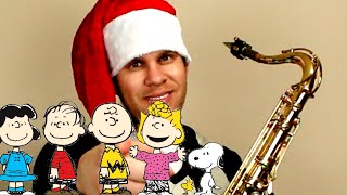 Vince Guaraldi - Christmas Time is Here - Saxophone & Piano Cover - BriansThing & Anna Sentina