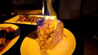Lavos Lemon Meringue Cheesecake Flambe