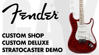 Video thumbnail for Fender - Custom Shop 2014 Custom Deluxe Stratocaster Demo at GAK by GAK