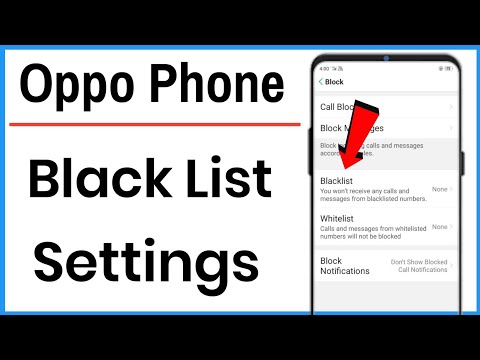 Oppo Phone Blacklist Settings | How To Block And Unblock Any Number And Contact