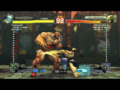 Tanthos295 (Vega) Vs THE ULTM8 SF (Zangief) - SUPER STREET FIGHTER 4 AE [1080P]