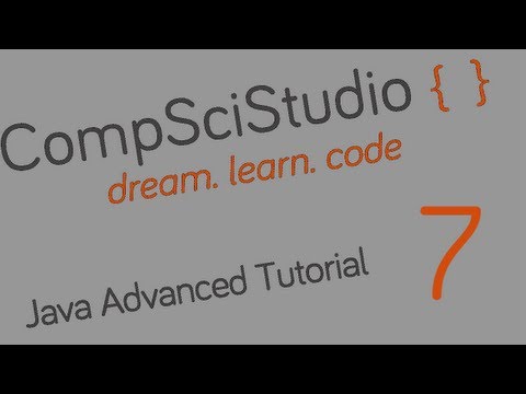 Java Advanced Programming Tutorial 7 Interfaces Part 1