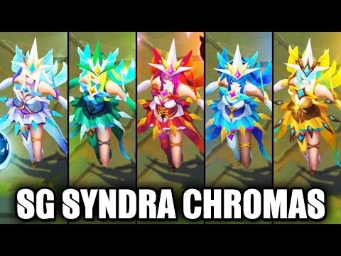 All Star Guardian Syndra Chromas | League of Legends