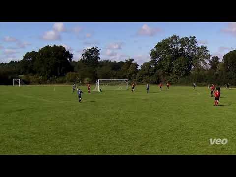 Sam Spranger scores HCOB Res 3rd v Forza in the Herts Advertiser Junior Cup Semi Final 2019/20