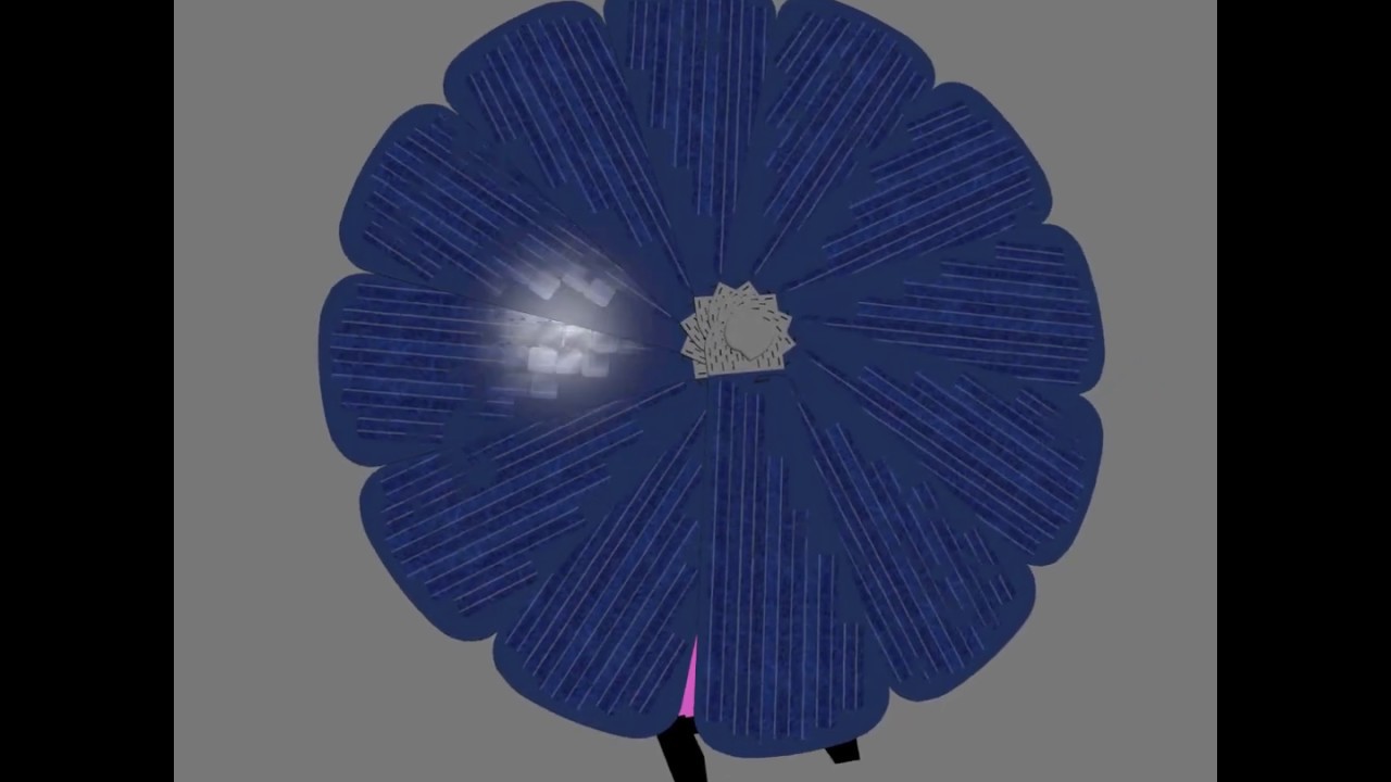 Solar panel SmartFlower 3D Model