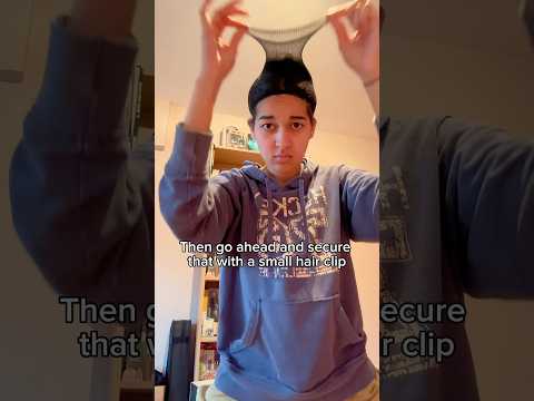 How to put on a wig cap (long hair edition) #cosplay #wigs #wigcap #wig #fypツ