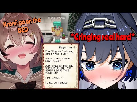 Gomi Simpington Ch. - Mumei and Kronii re-enact Reine's Fanfic Book in Minecraft |Hololive EN|