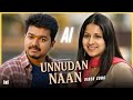 Unnudan Naan Thalapathy Vijay Sangeetha AI Generated Romantic Video Song MOZ Akilan