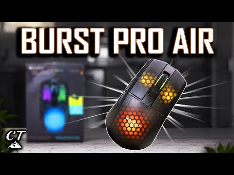 Roccat Burst Pro Air Black (ROC-11-430) Беспроводная игровая мышь Легкая геймерская мышка 19000 dpi 81 грамм - фото 4 - id-p2380822992
