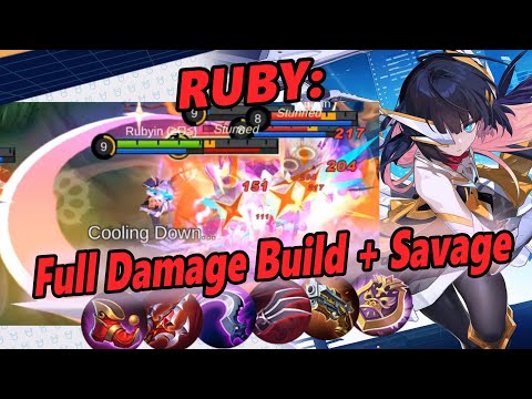 Ruby Savage!! | EXP Lane | 43% Dmg Dealt | 45% Dmg Taken | Mobile Legends