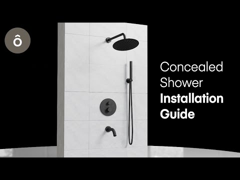Nôsa - Installing the Concealed Thermostatic Shower System