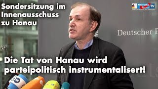 Sondersitzung des Innenausschusses zu Hanau