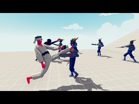 KICKBOXER CHAMPION AND KICKBOXER SUIT Vs CUSTOM UNIT - TABS Totally Accurate Battle Simulator