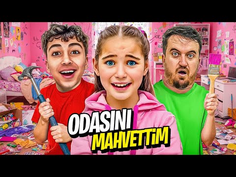 I messed up Elif Sinem's room ‼️ I provoked her ‼️ (Elif went crazy‼️)