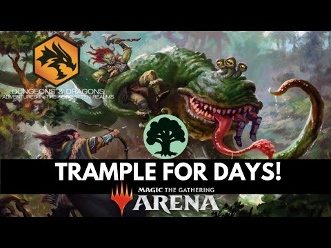 Monogreen 2022 | MTGA Forgotten Realms 2022 Standard Bo1 | The Deck to Watch Out For!