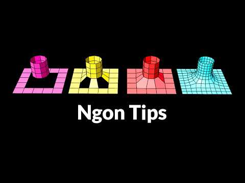 N-Gon and Subdiv modeling Tips - Blender Secrets