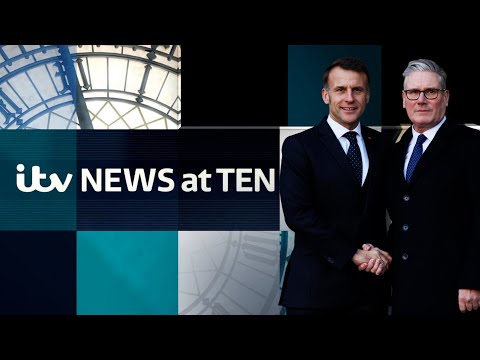 Watch ITV News at Ten - as Starmer pledges troops on the ground if Ukraine peace deal holds