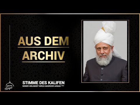 Freitagsansprache Der Schlüssel zu Frieden und Harmonie | 23.09.2016 aus London