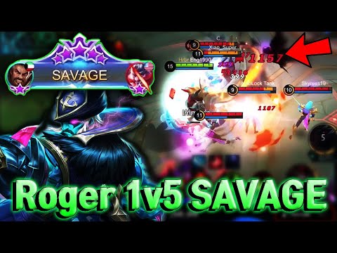 MY *BEST* SAVAGE IN MOBILE LEGENDS!? | Roger | MobaZane | MLBB