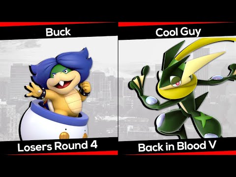 Buck (Bowser Jr.) vs. Cool Guy (Greninja) - Back in Blood V - SSBU Pools LR4