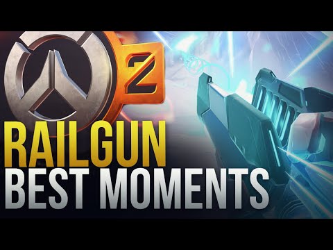 PROS USE RAILGUN - BEST MOMENTS SOJOURN - Overwatch 2 Montage