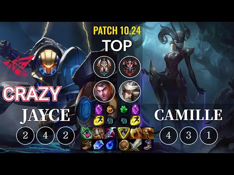 RW Crazy Jayce vs Camille Top - KR Patch 10.24