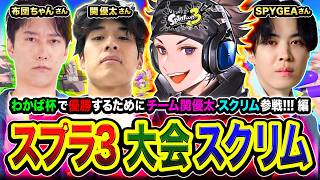 【スプラトゥーン3】わかば杯『チーム関優太』で優勝するために４名でスクリムに挑むゾ編!!!!  関優太さん, 布団ちゃんさん,  SPYGEAさん【ハセシン】