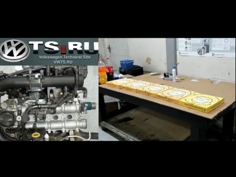 Сборка двигателя 1.4 TSI CTH