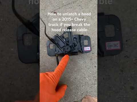 How to open your truck hood if your hood release cable is broken (2015+ Chevy)