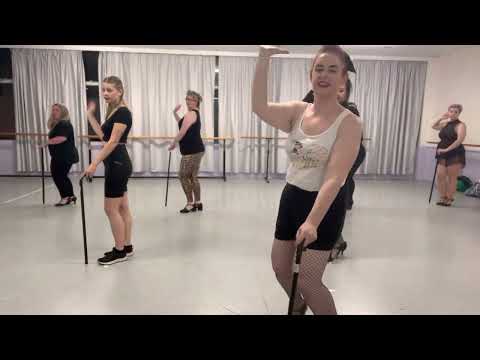 Classic Burlesque Class routine to “Pony” (Term 4, 2022)