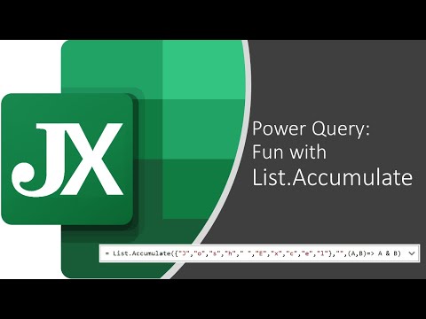 Fun with List.Accumulate in Power Query