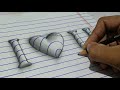 How To Draw 3D Word Love How To Draw I Love You How To Draw I Love You How To Draw I Heart U