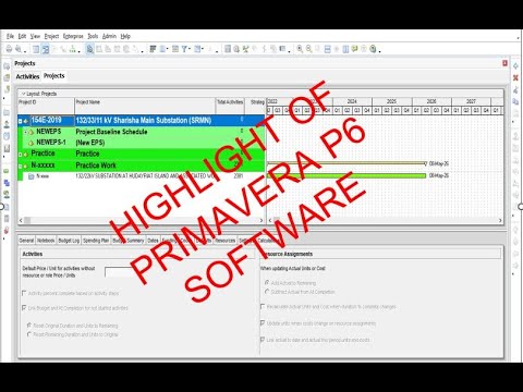 How to build a P6 schedule I Primavera Tutorial I Project Management I intro to P6 / Primavera p6