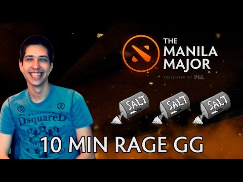10 min rage GG vs DC.w33 — Manila Major Dota 2