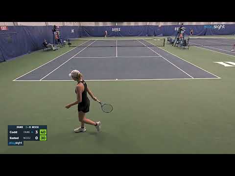 Katie Codd v Isabelle Exsted - DU v NCCU - 05.02.23